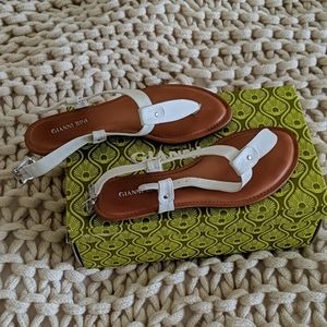 Gianni Bini white sandals